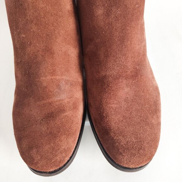 Cole Haan Boots Womens Haidyn Bootie Ankle ‎ Tobacco Brown Scotch Suede Size 7.5 - Picture 7 of 11